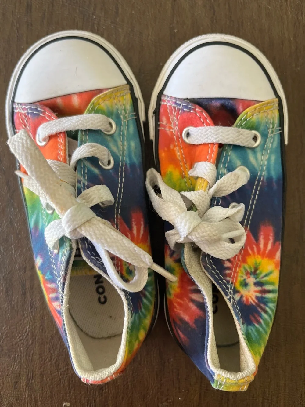 Converse Kids Tie-Dye Canvas Sneakers - Rainbow